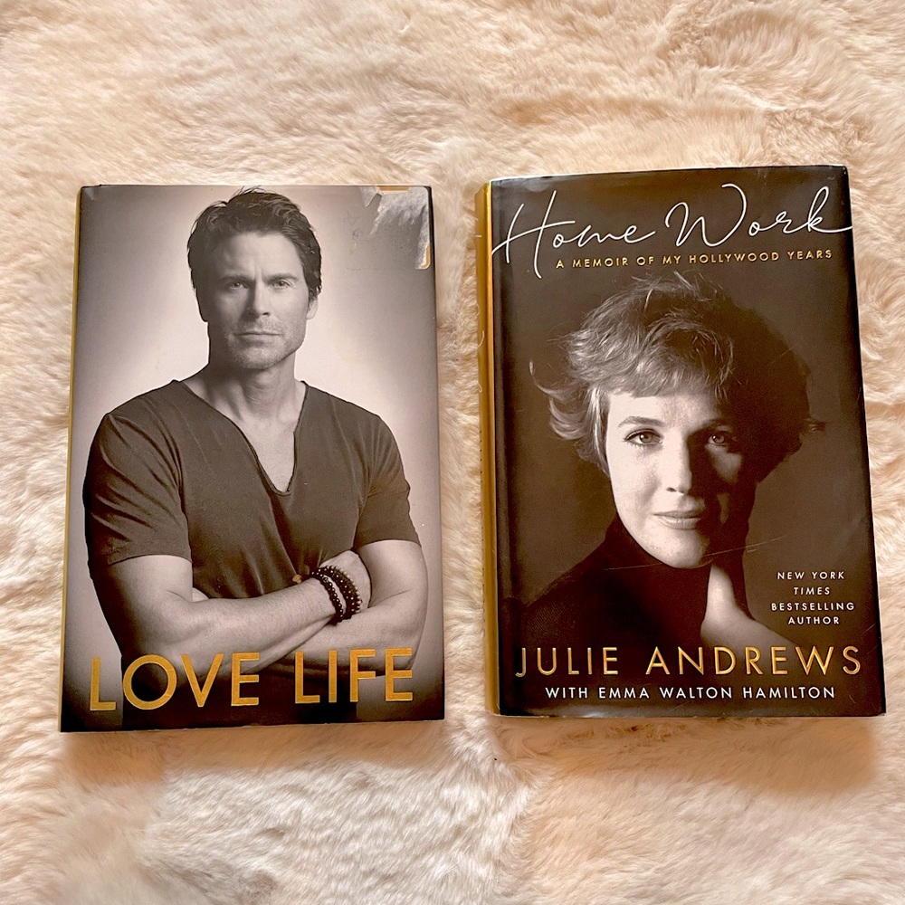 📚Book Bundle 📚- Rob Lowe / Julie Andrews Memoirs